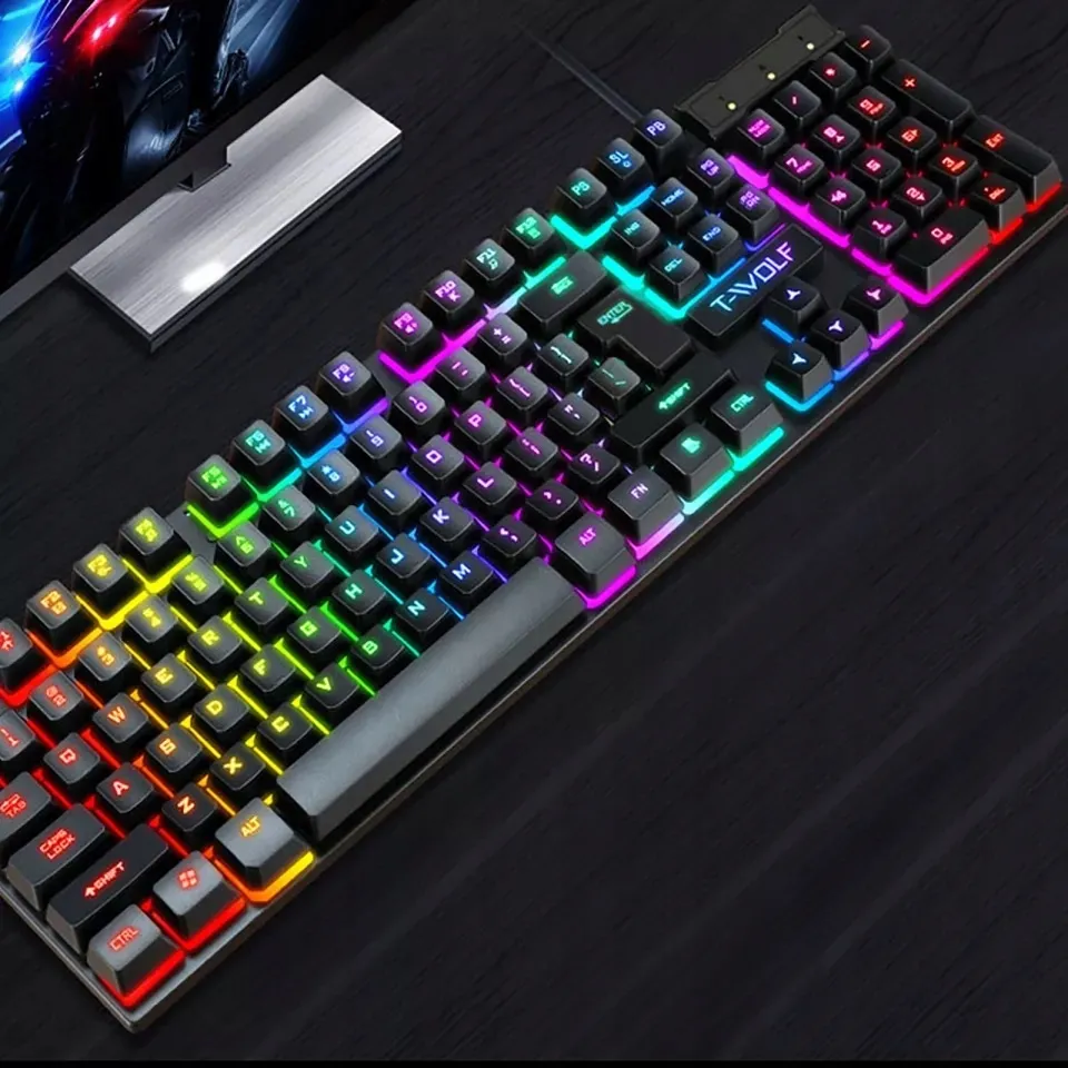 EXTRALINK GAMING SET TF200 2IN1 LED KEYBOARD+MOUSE