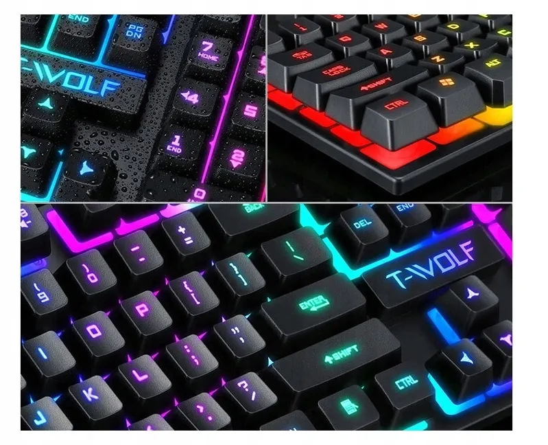 EXTRALINK OYUN SETI TF200 2IN1 LED KLAVYE FARE