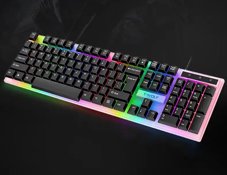 EXTRALINK GAMING SET TF240 4IN1 LED KEYBOARD+MOUSE+PAD+HEADSET