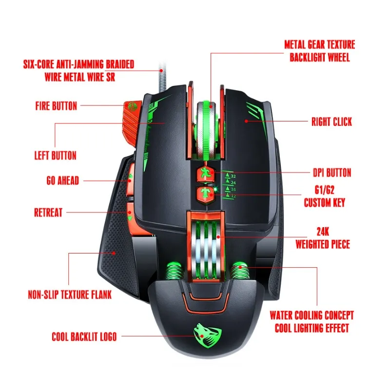 EXTRALINK GAMING MAUS V9