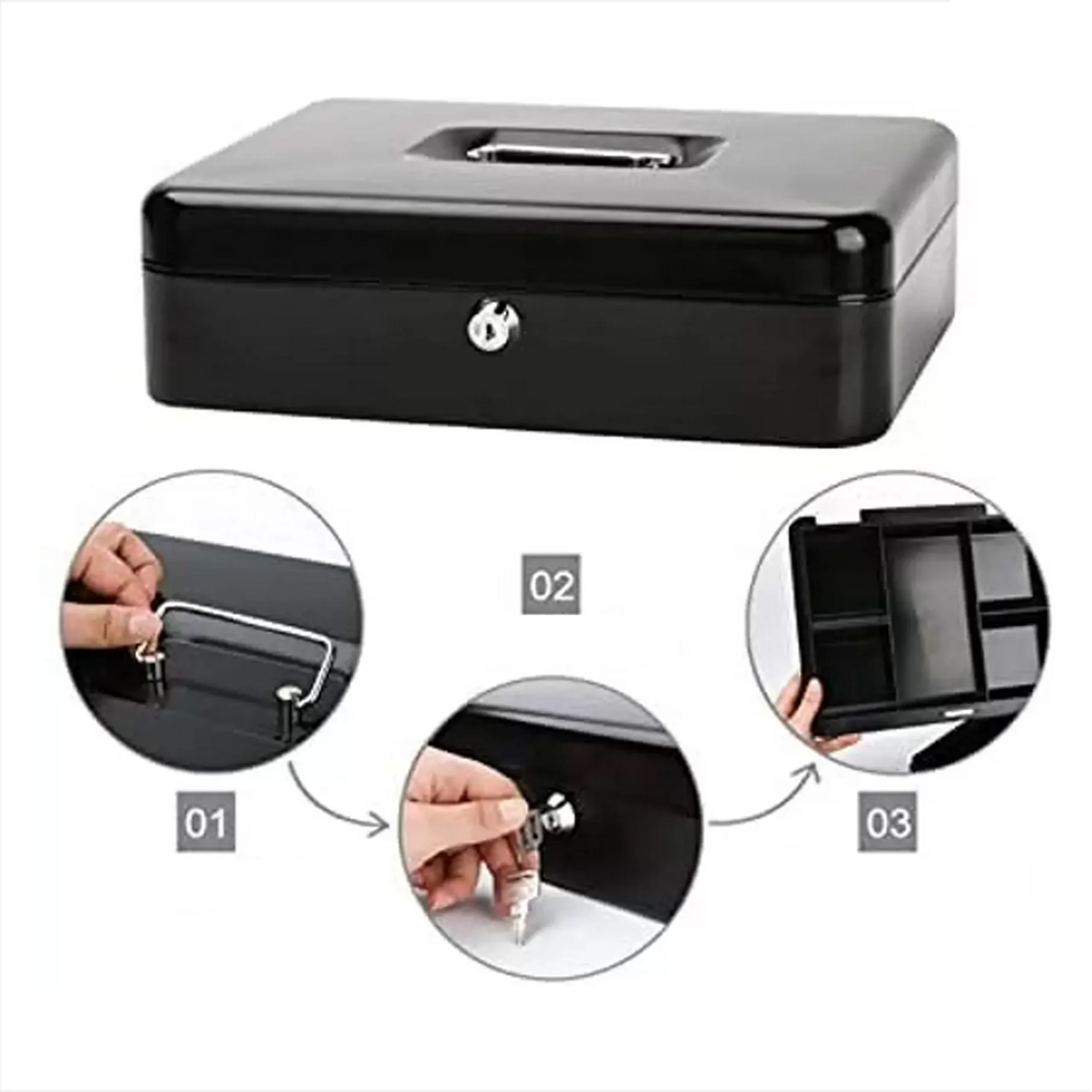 EXTRALINK KASETKA XXL NA PIENIĄDZE MONETY KWADRATY MIX KOLORÓW S-409