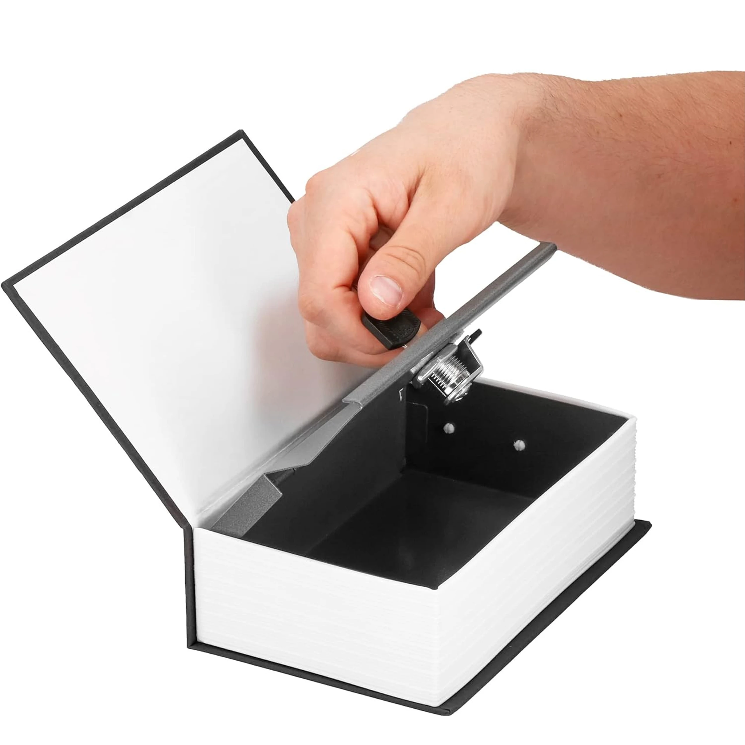 EXTRALINK CAJA FUERTE LIBRO DICCIONARIO METAL HUCHA LLAVES ACERO TAQUILLA S-405