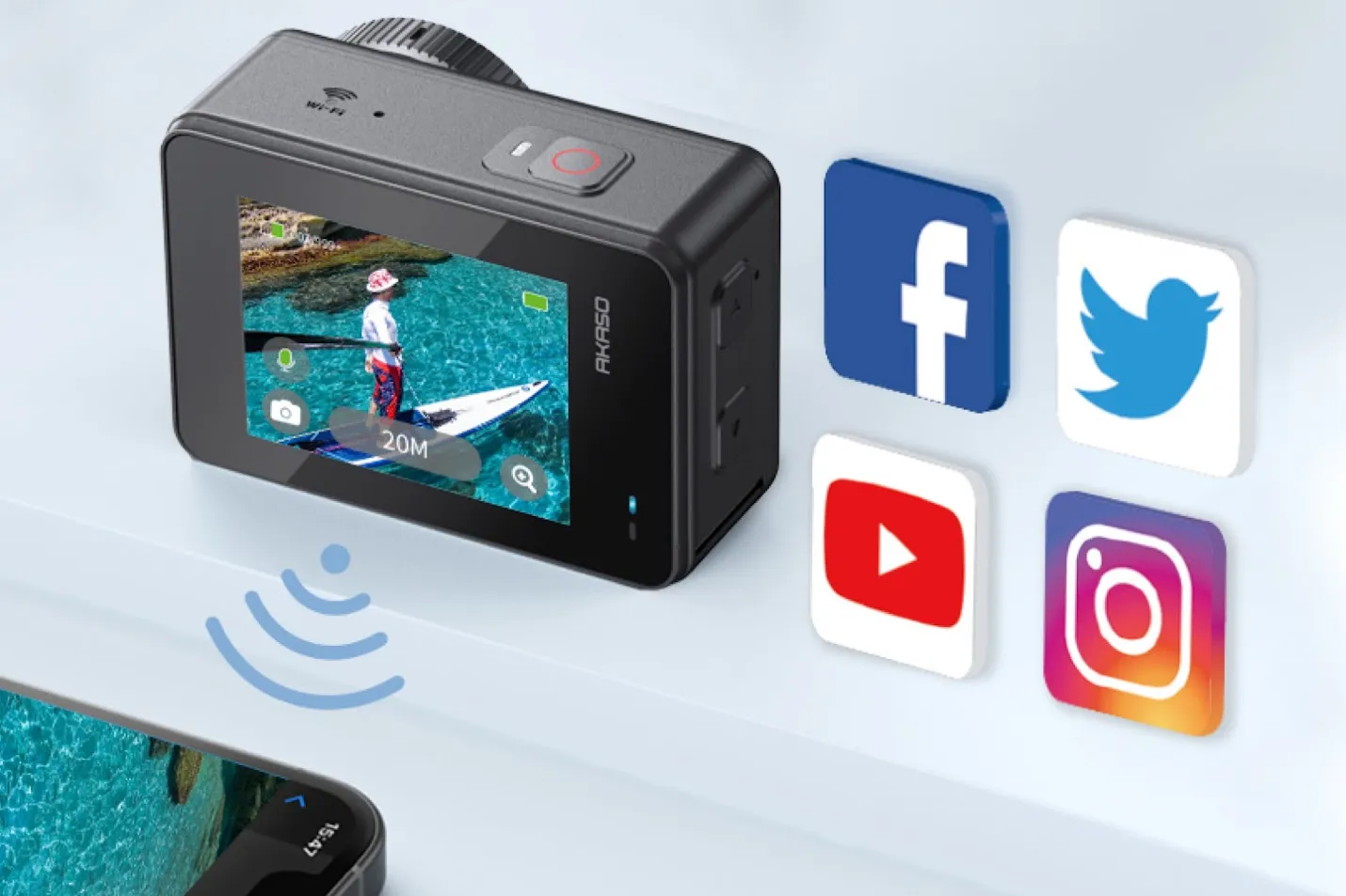 AKASO BRAVE 7 SPORTKAMERA