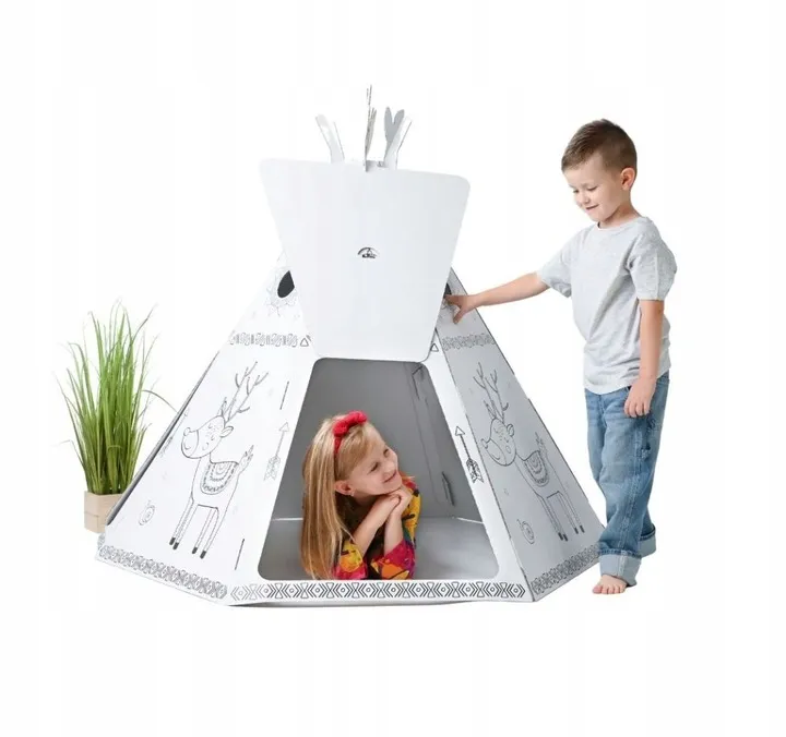 TIPI CREATIVO PARA PLEGAR Y COLOREAR