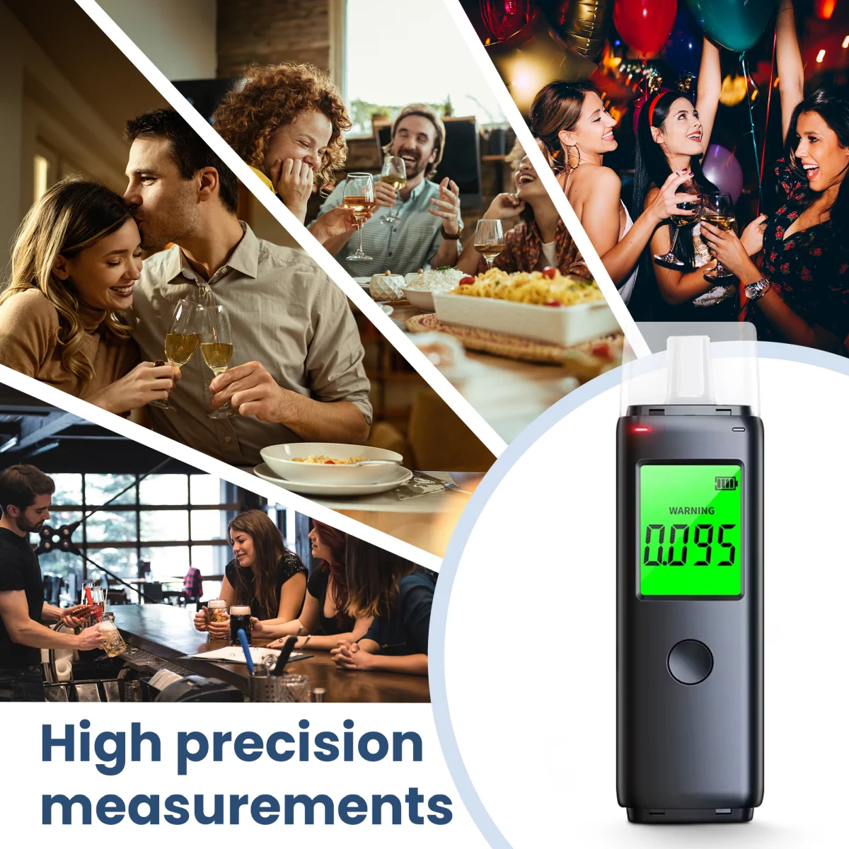 EXTRALINK ALKOLOGIC PO-01 SOLID-STATE HOME BREATHALYZER