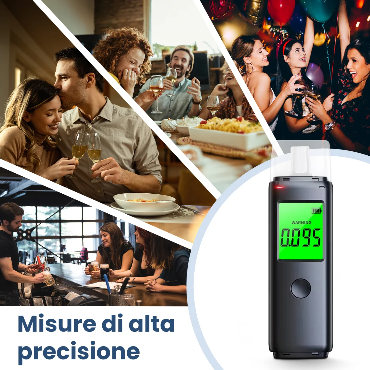 EXTRALINK ALKOLOGIC PO-01, ETILOMETRO DOMESTICO A STATO SOLIDO