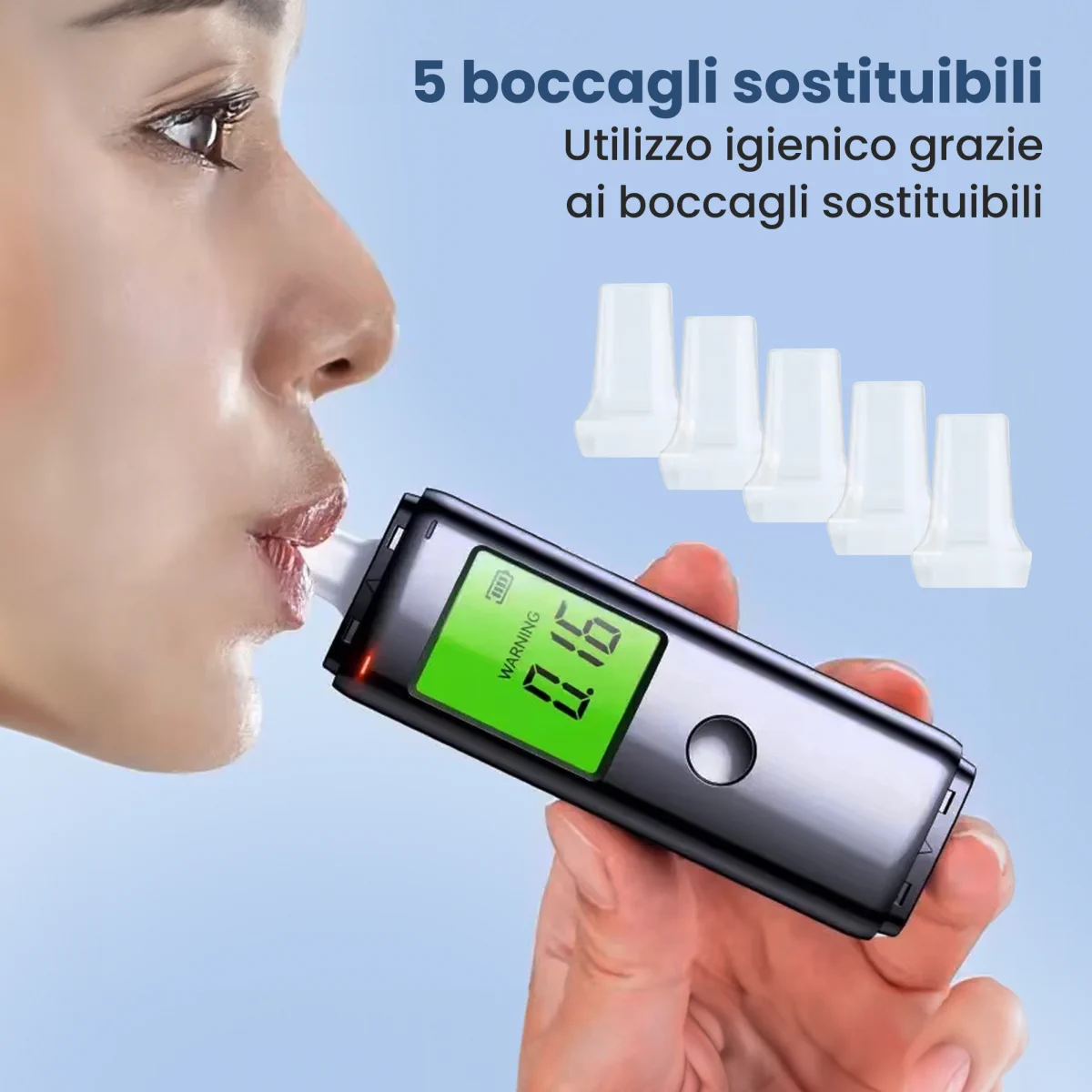 EXTRALINK ALKOLOGIC PO-01, ETILOMETRO DOMESTICO A STATO SOLIDO