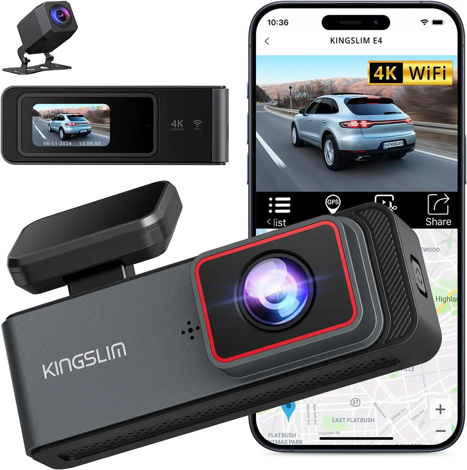 KINGSLIM E4 DASH CAMERA