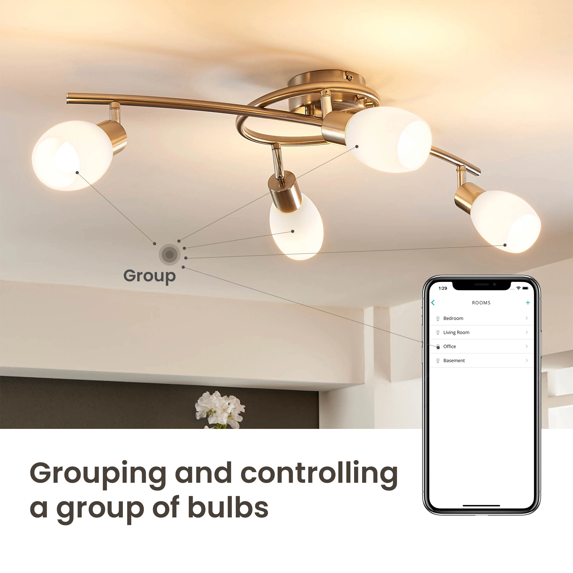 EXTRALINK SMARTLIFE LÂMPADA LED E14 C37 2700-6500K WIFI 220-240V
