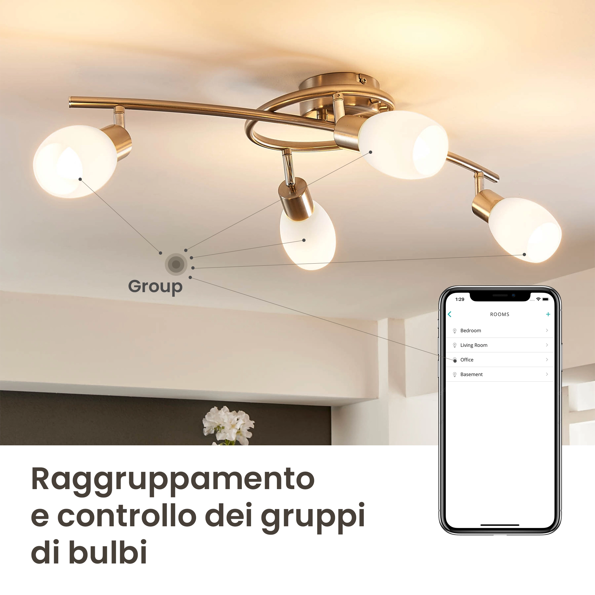 EXTRALINK SMARTLIFE LAMPADINA A LED GU10 G10 2700-6500K WIFI 220-240V