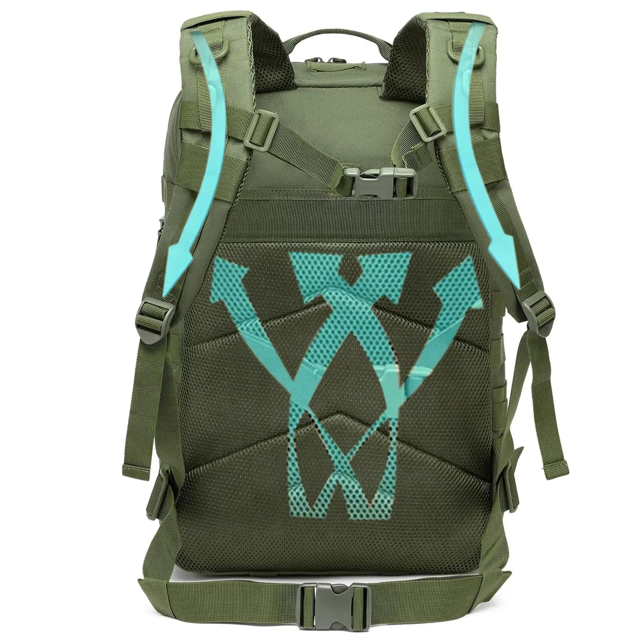 EXTRALINK ZAINO SCUOLA MILITARE TATTICO VIAGGIO UOMO GRANDE 45L MIL-1115