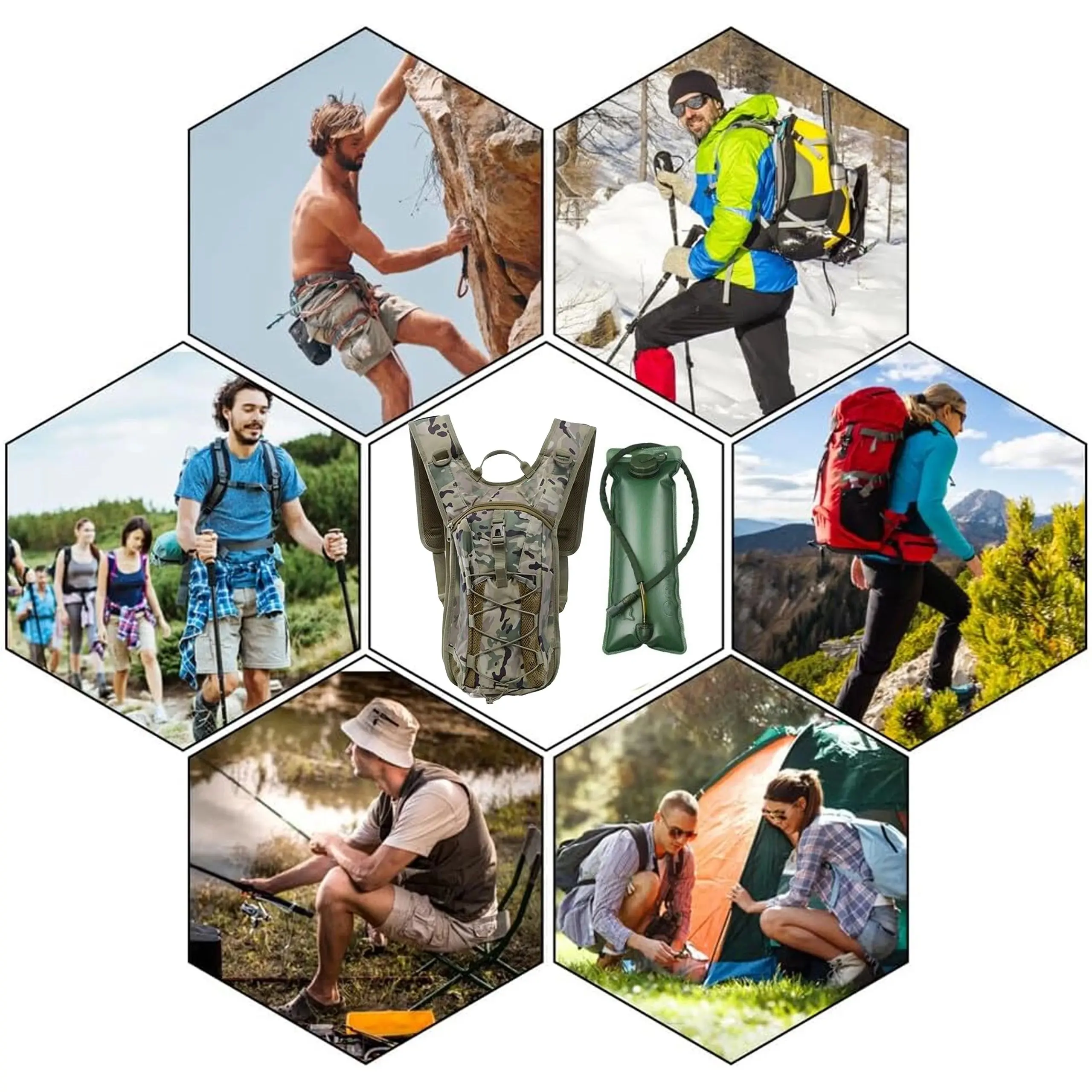 EXTRALINK MILITARY PLECAK ROWEROWY GÓRSKI HYDRACYJNY Z BUKŁAKIEM NA WODĘ 3L SURVIVALOWY MIL-1121