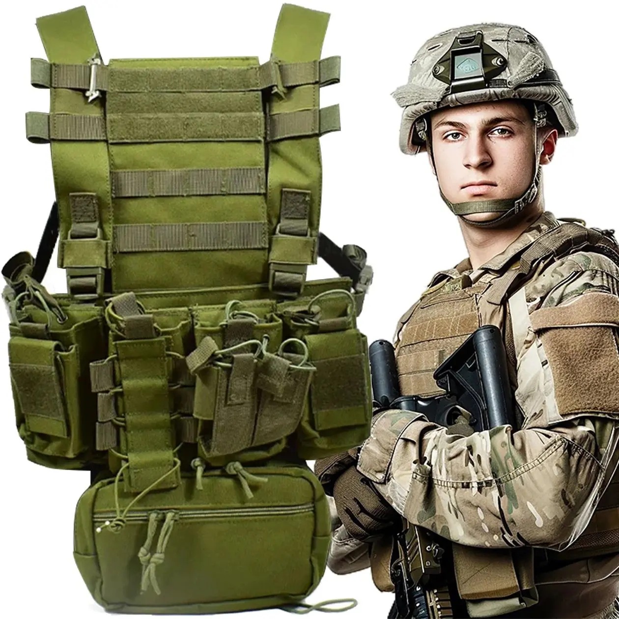 EXTRALINK MILITARY KAMIZELKA TAKTYCZNA WOJSKOWA OCHRONNA MOLLE AIRSOFT ASG MIL-1122