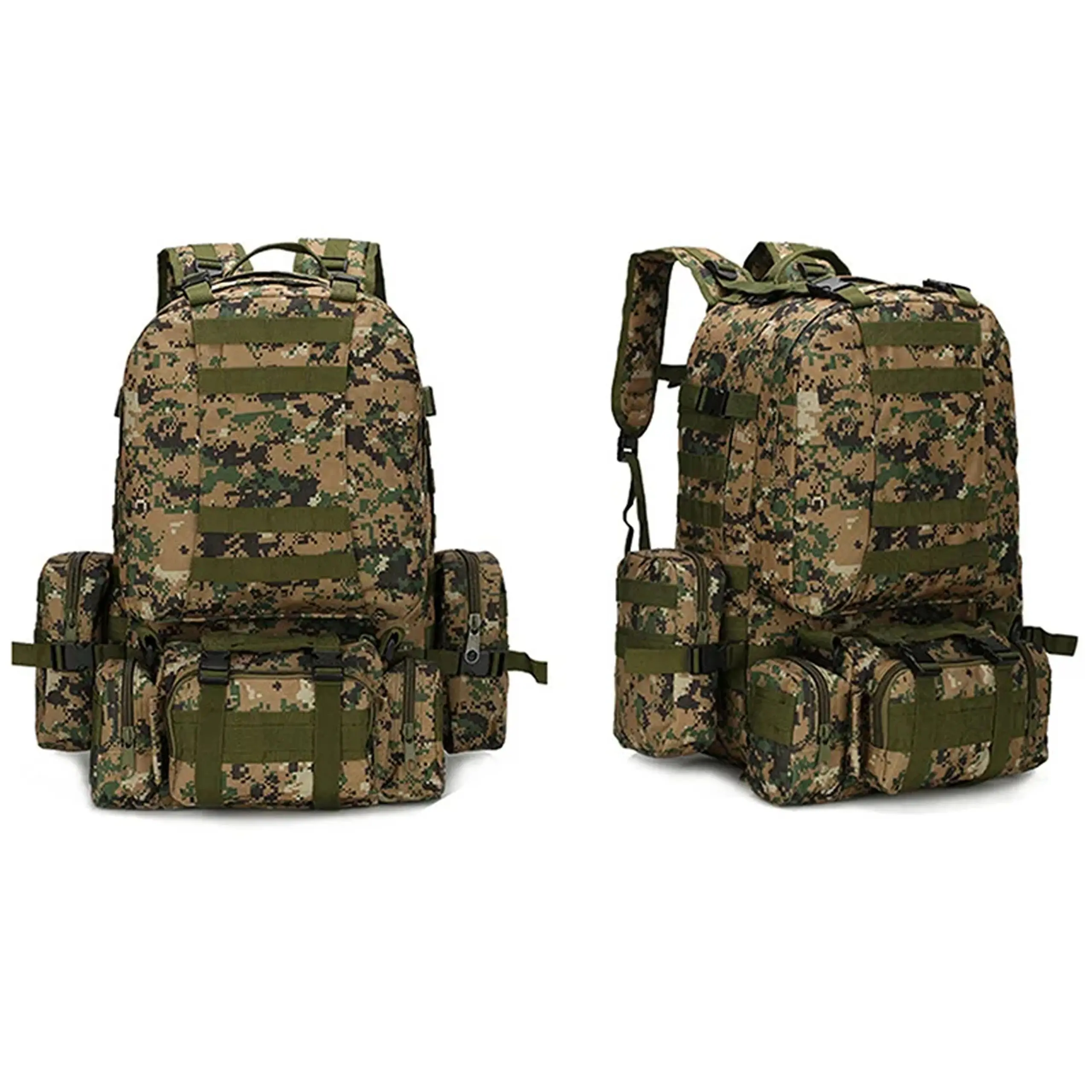 ZAINO MILITARE EXTRALINK SCUOLA VIAGGIO TATTICO 4IN1 MILITARE TURISMO SOPRAVVIVENZA 50L MIL-668
