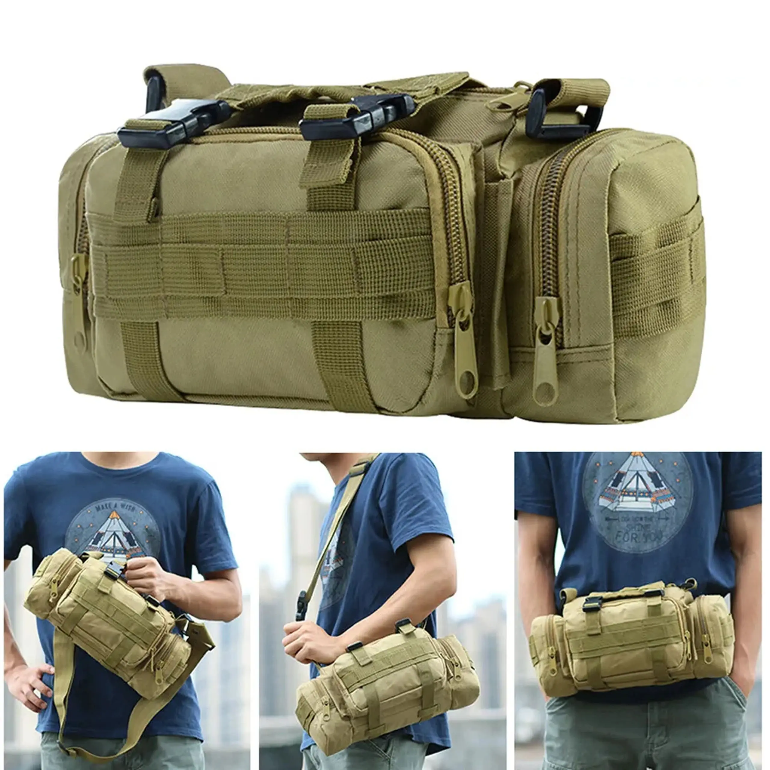 EXTRALINK RIÑONERA MILITAR BOLSA TÁCTICA BOLSA MILITAR MIL-662