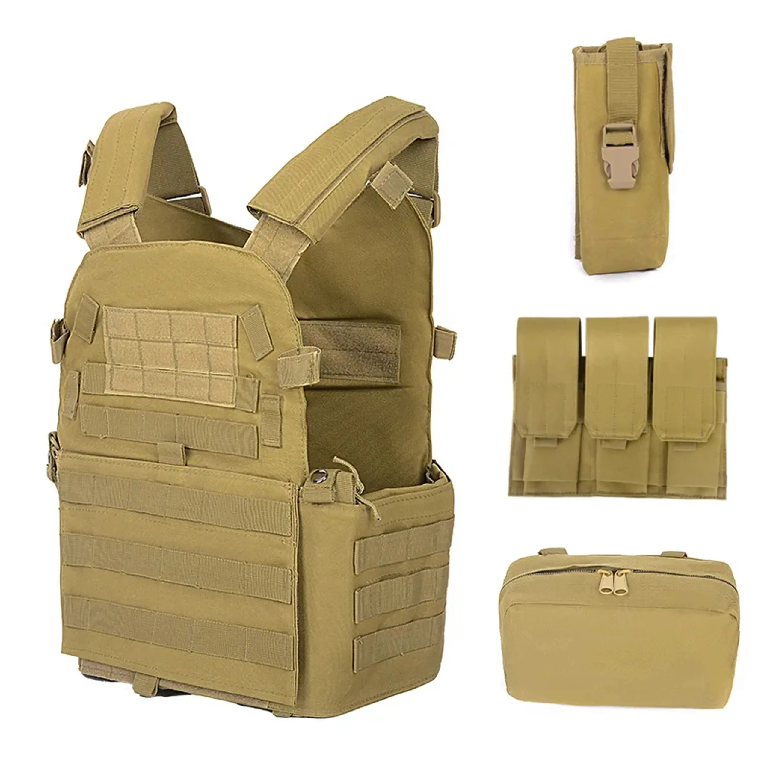 EXTRALINK MILITARY TACTICAL VEST MILITARY PROTECTIVE MOLLE ASG MIL-691