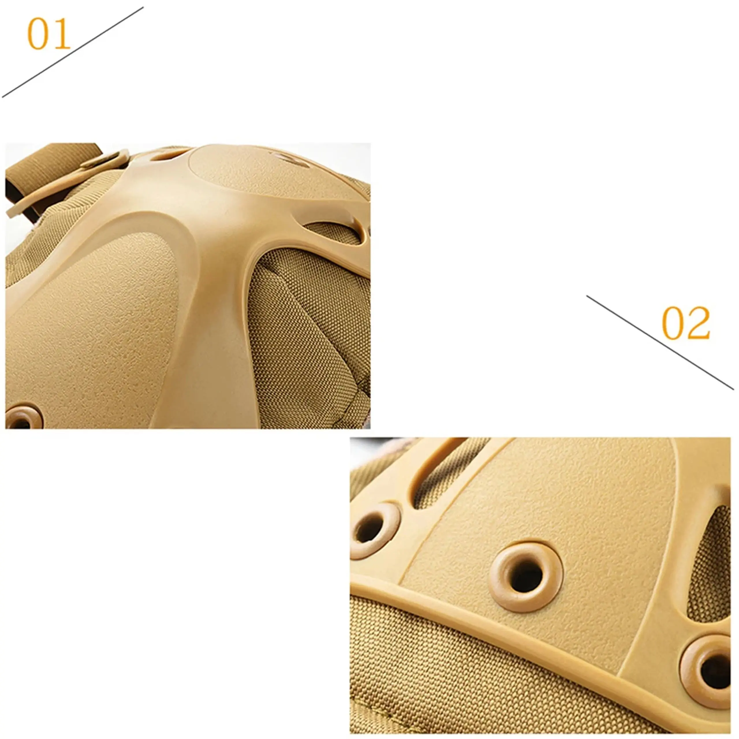 PROTECÇÕES MILITARES EXTRALINK PARA JOELHOS E COTOVELOS JOELHEIRAS TÁCTICAS ASG MIL-685