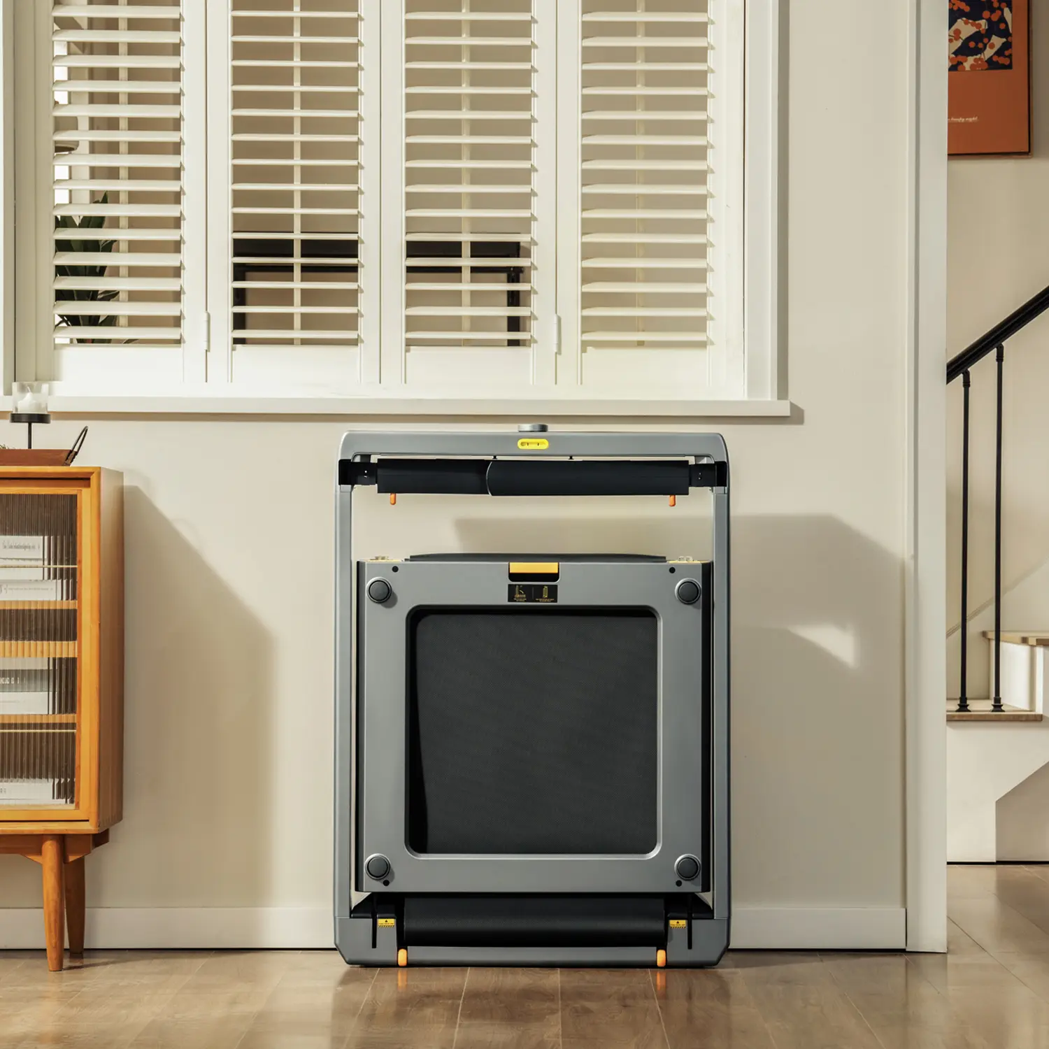 KINGSMITH MX16+ TREADMILL-VERTICAL FOLD+SIDE HANDRAIL 1.5 HP (1-16KM/H)