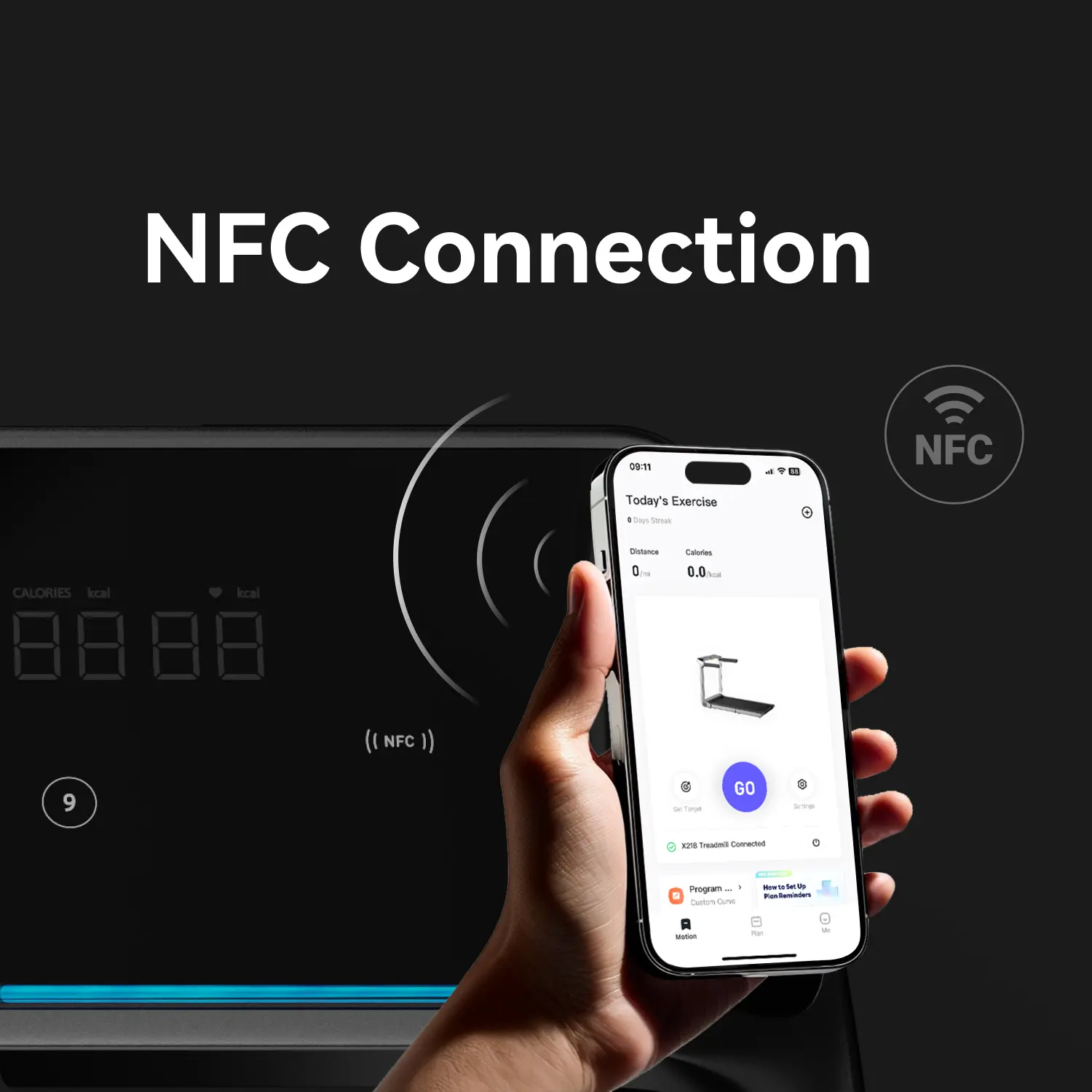 KINGSMITH X218 TREADMILL-VERTICAL FOLD+SIDE HANDRAIL 1.75 HP (1-18KM/H)