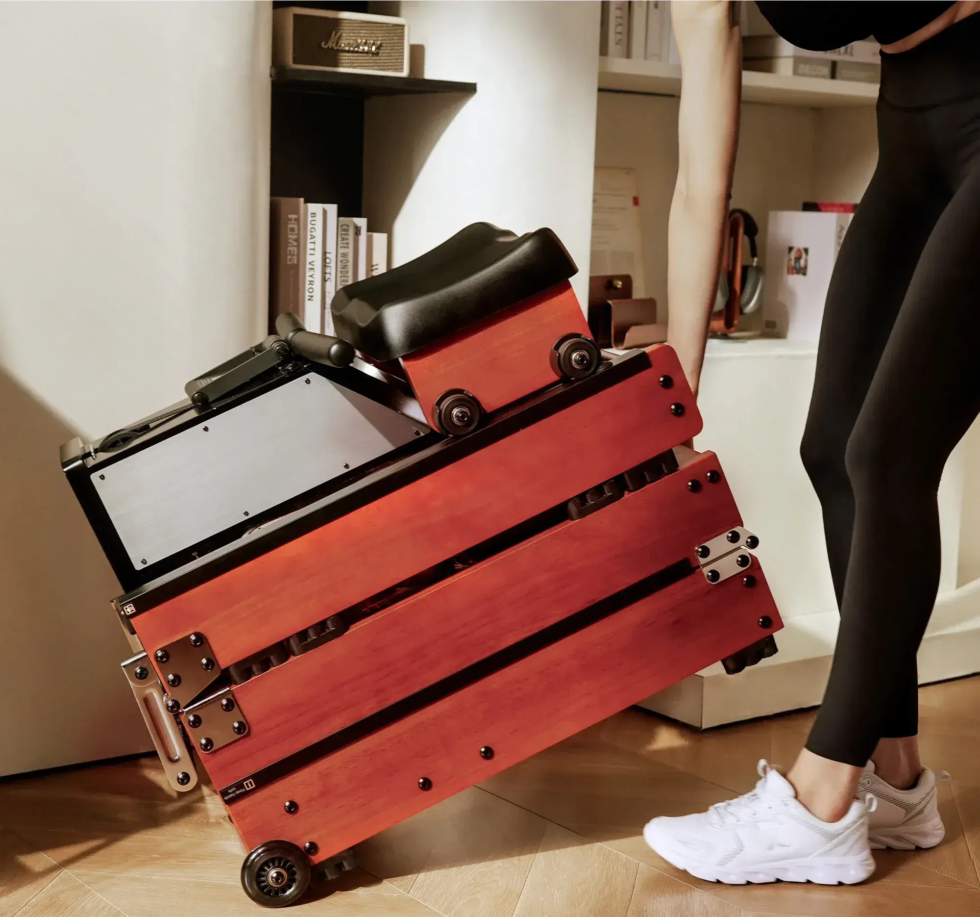 KINGSMITH RMWM10 ROWING MACHINE TRI-FOLDABLE WATER-MAGNETIC DUAL RESISTANCE