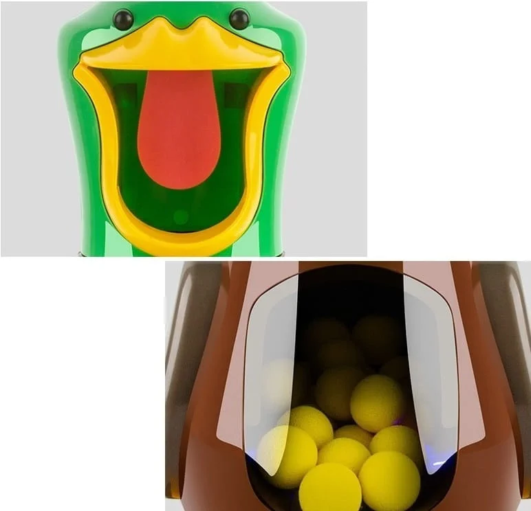 EXTRALINK GŁODNA KACZKA STRZELANIE DO CELU DLA DZIECKA 2X PISTOLET 24 KULKI + OKULARY