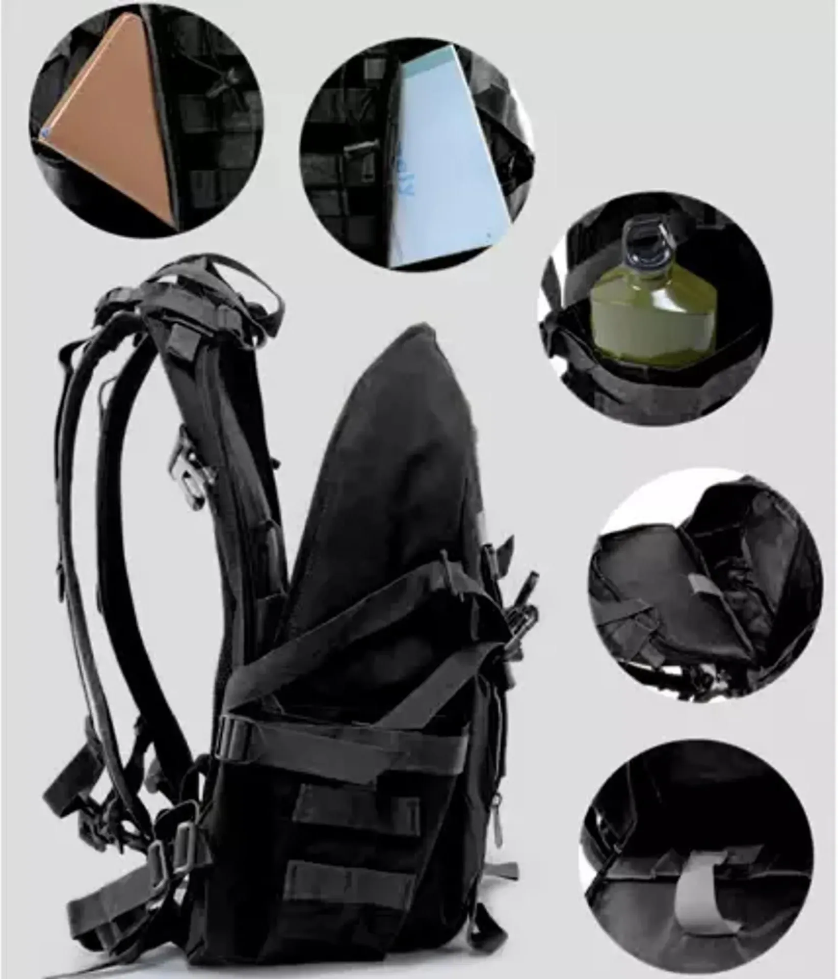 EXTRALINK PLECAK MILITARNY/TURYSTYCZNY CZARNY