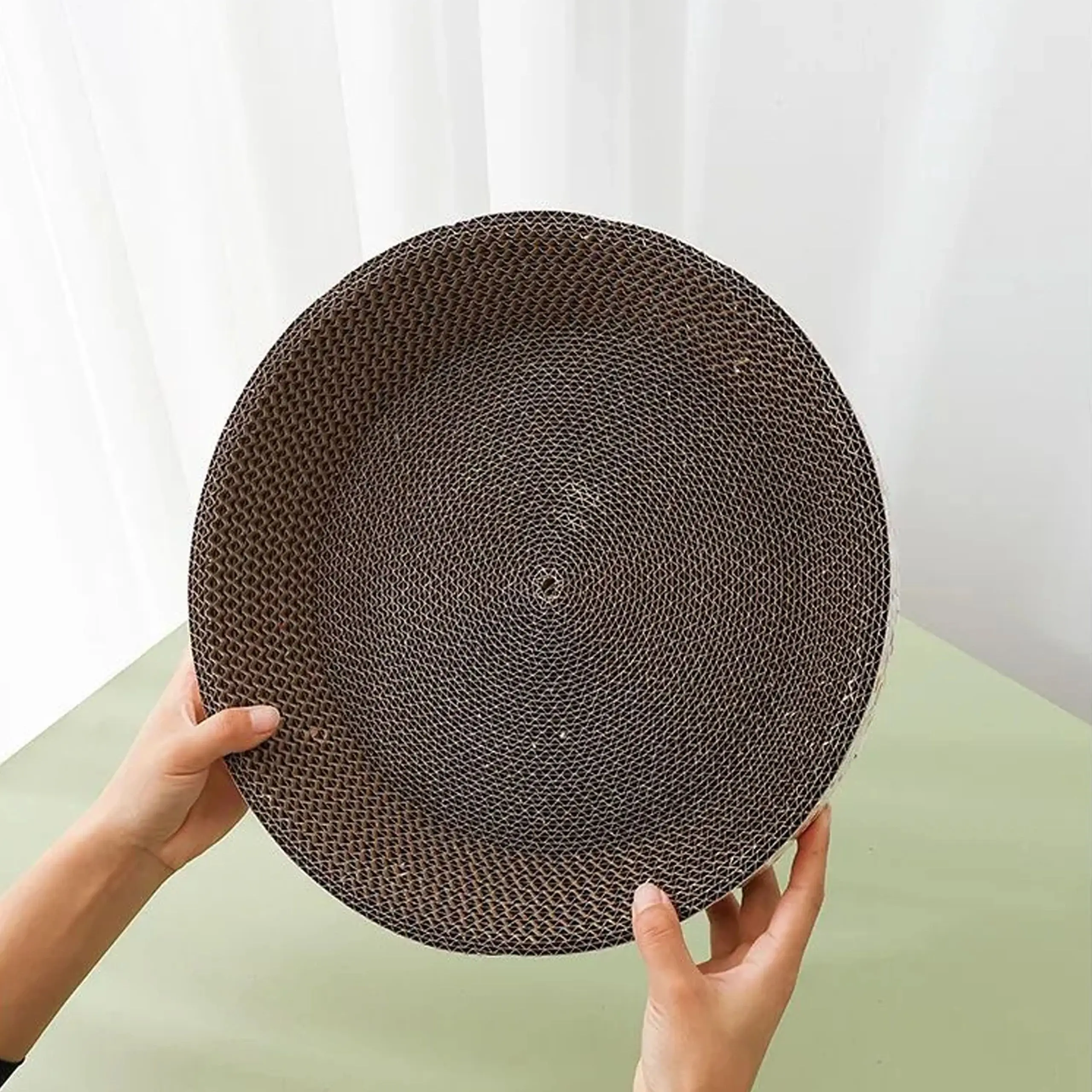 EXTRALINK PETS DRAPAK DLA KOTA KARTONOWY OKRĄGŁY MISKA LEGOWISKO 30 CM DO DRAPANIA PET-763