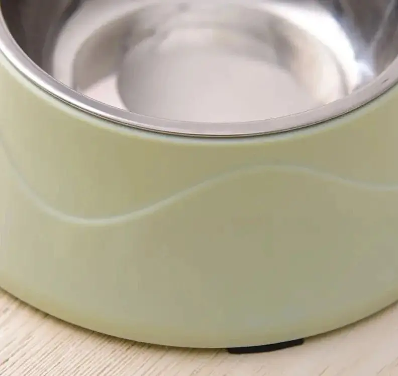 EXTRALINK PETS PODWÓJNA MISKA DLA PSA KOTA METALOWA 2W1 NA KARMĘ SUCHĄ MOKRĄ I WODĘ PET-824