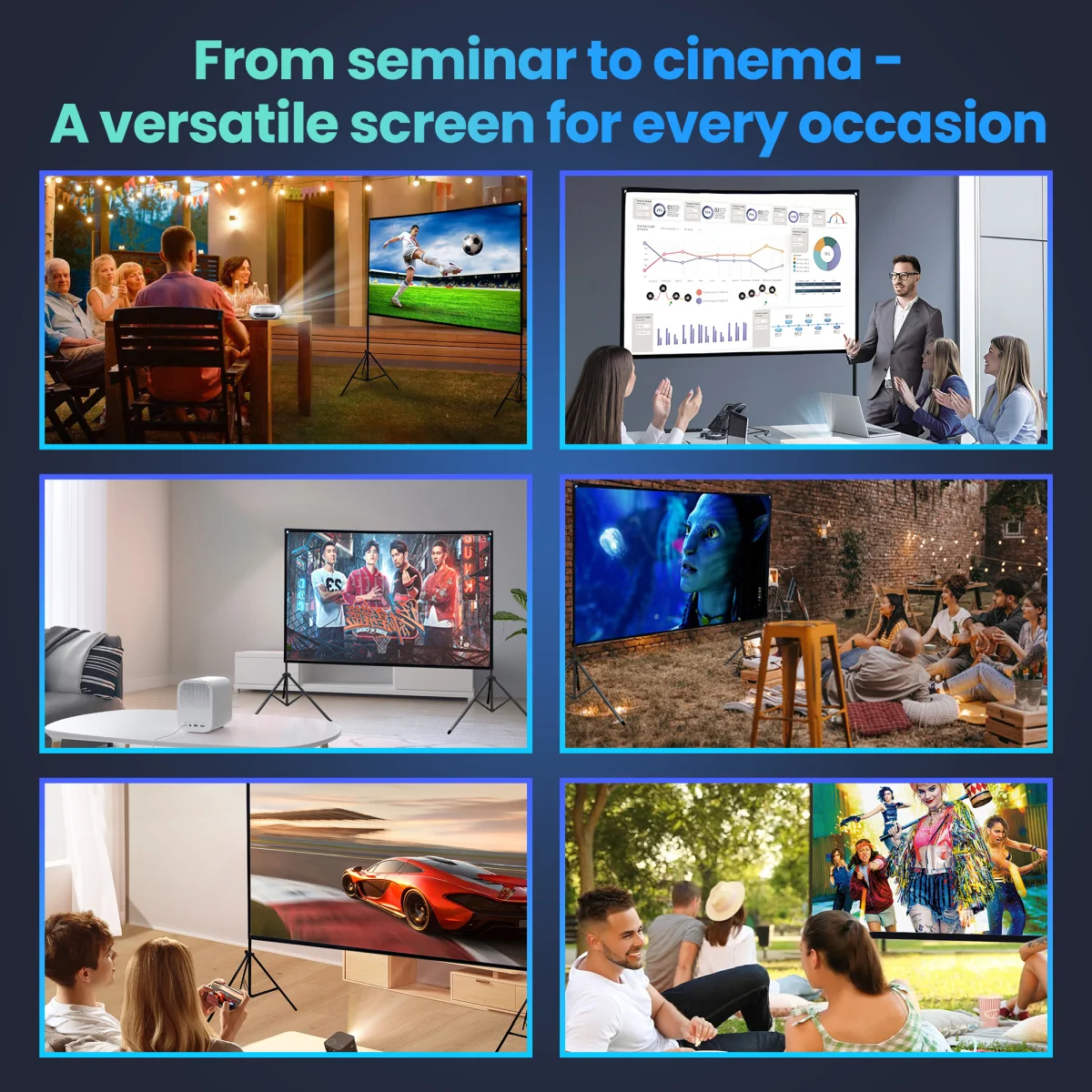 EXTRALINK PROJECTION SCREEN 100