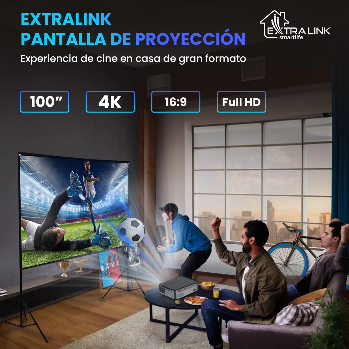 PANTALLA DE PROYECCI&Oacute;N EXTRALINK 100