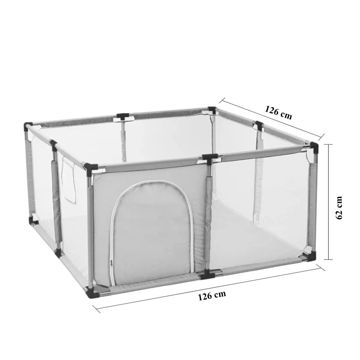 EXTRALINK PARQUE INFANTIL PARQUE INFANTIL SECO PISCINA INFANTIL PLEGABLE 126X126CM BOLAS