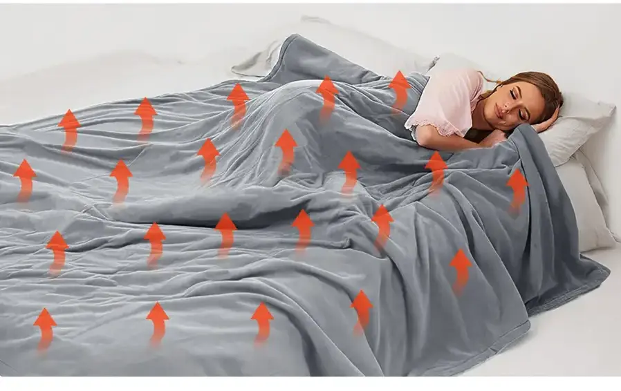 EXTRALINK DUŻY KOC ELEKTRYCZNY CIEPŁY 180X155 GRUBA MATA GRZEWCZA Z REGULACJĄ XXL-284