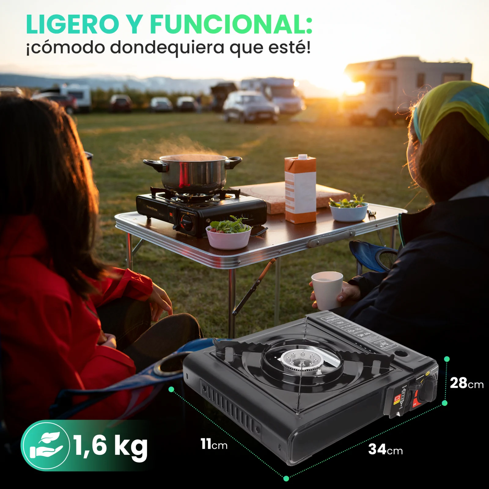 EXTRALINK 2en1 CARTUS PACKAGING MOBILIARIO COCINA TURISTICA