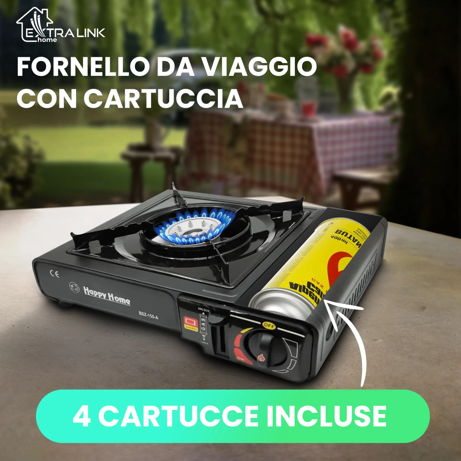 EXTRALINK 2in1 CARTUS PACKAGING ARREDAMENTO CUCINA TURISTICA
