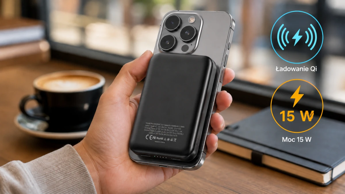 Графитовый powerbank Extralink при повседневном использовании
