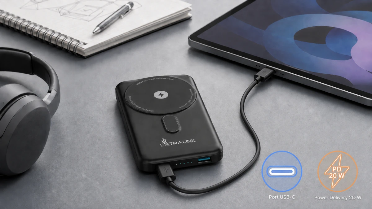 Магнитное крепление смартфона к powerbank