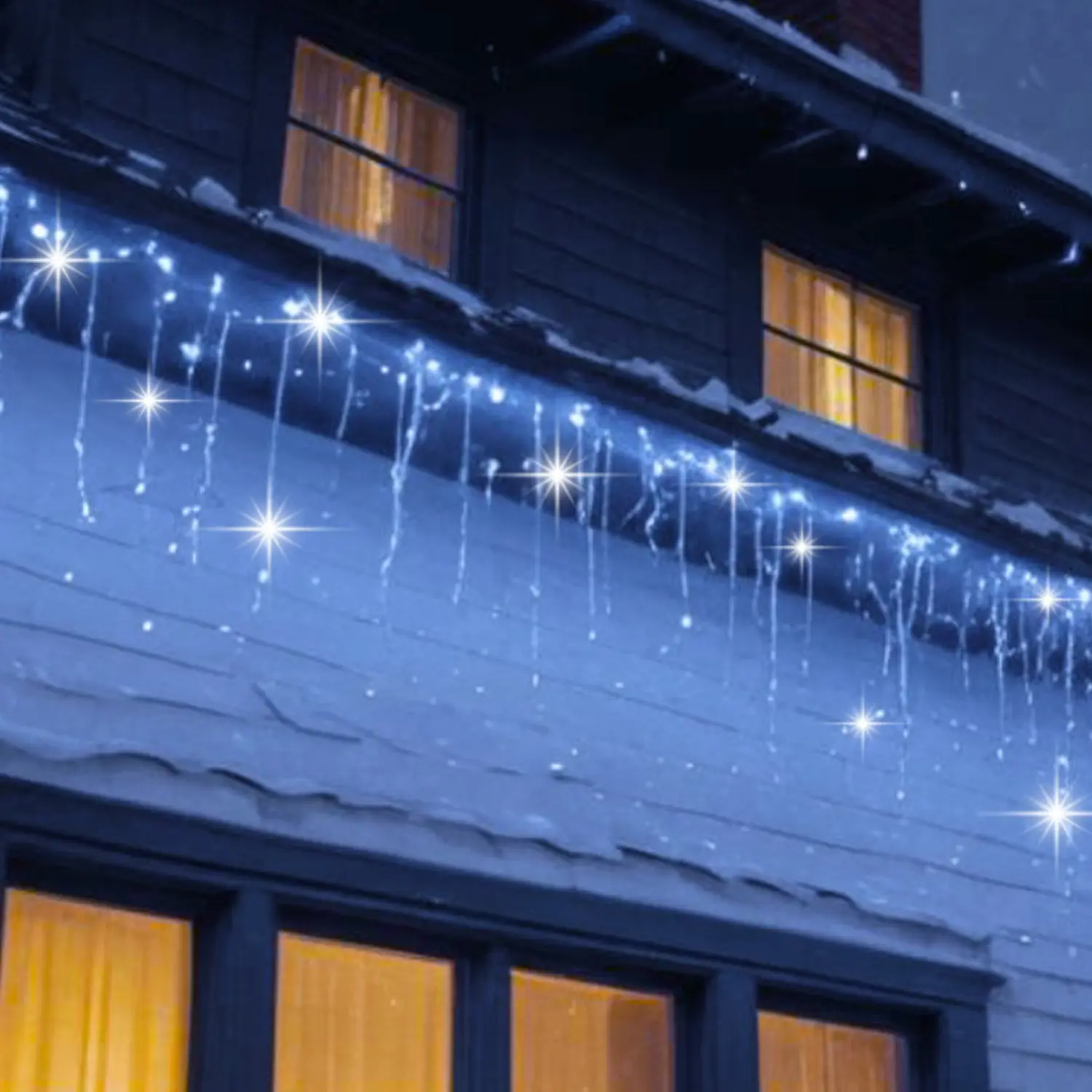 EXTRALINK EISZAPFENVORHANG 500L KALT WEISS KALT BLINKEN, LÄNGE. 3 20 M *9898