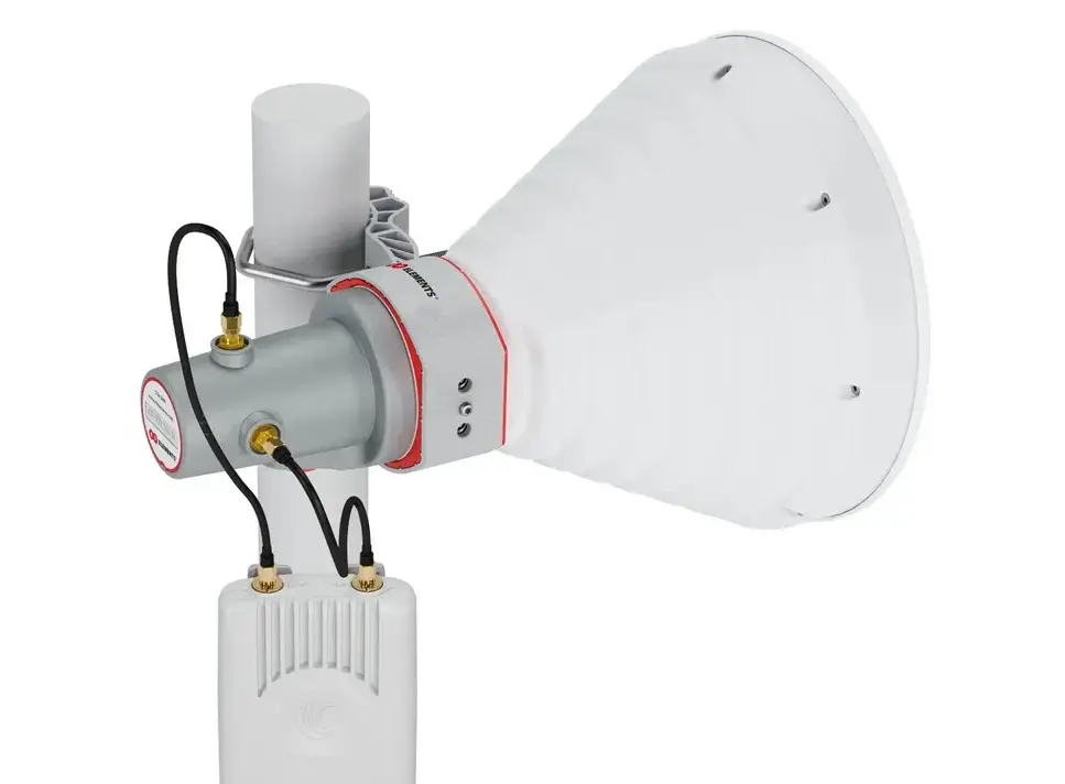 RF ELEMENTS 30 DEGREE STARTCLASS SYMMETRICAL HORN ANTENNA 5GHZ, 18DBI, STH-30-USMA