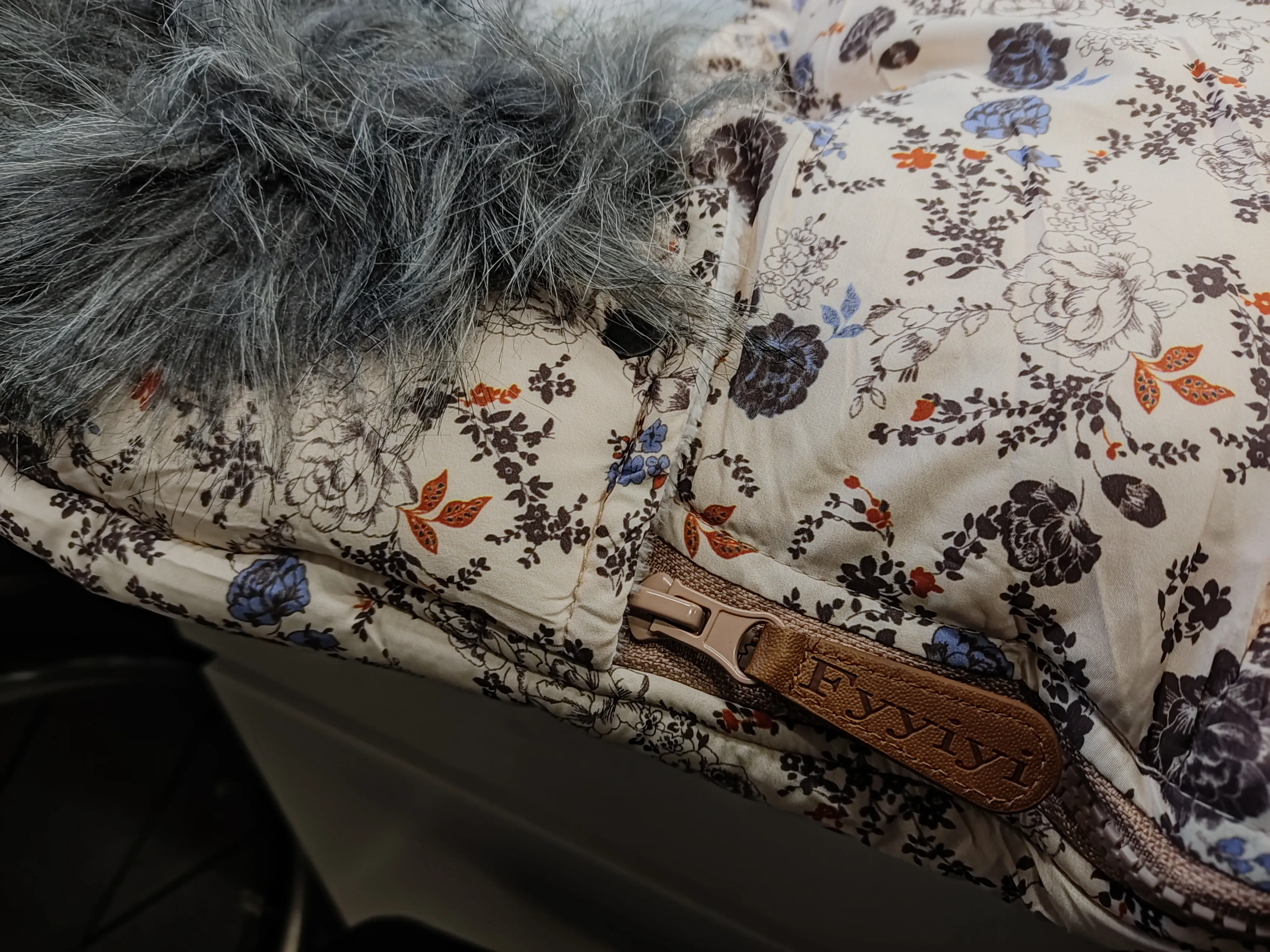 EXTRALINK SLEEPING BAG FOR BABY CARRIAGE GONDOLA SLED WARM WITH FUR S-311