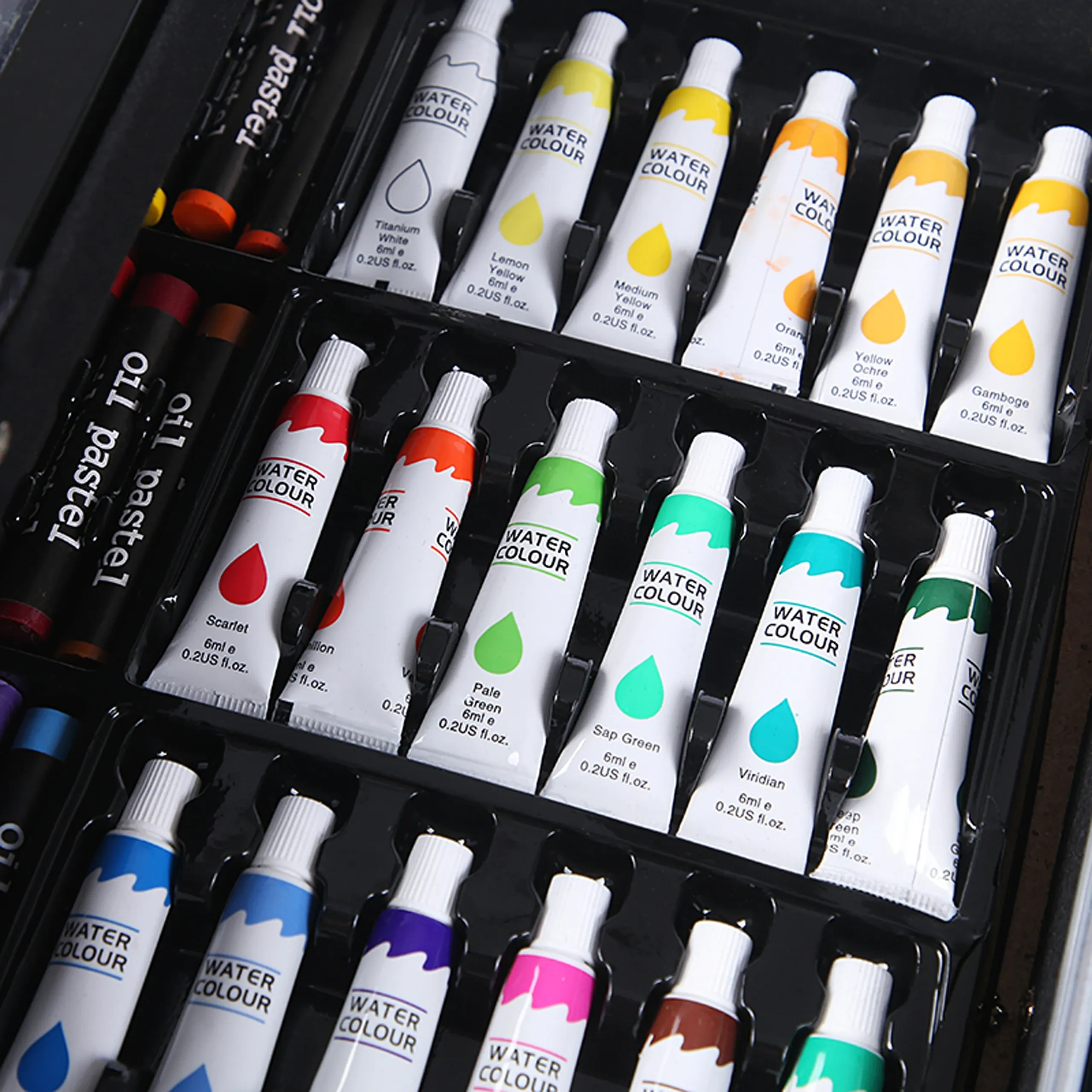 EXTRALINK SET DE PINTURA ARTÍSTICA INFANTIL 145 PIEZAS ESTUCHE GRANDE Z-739