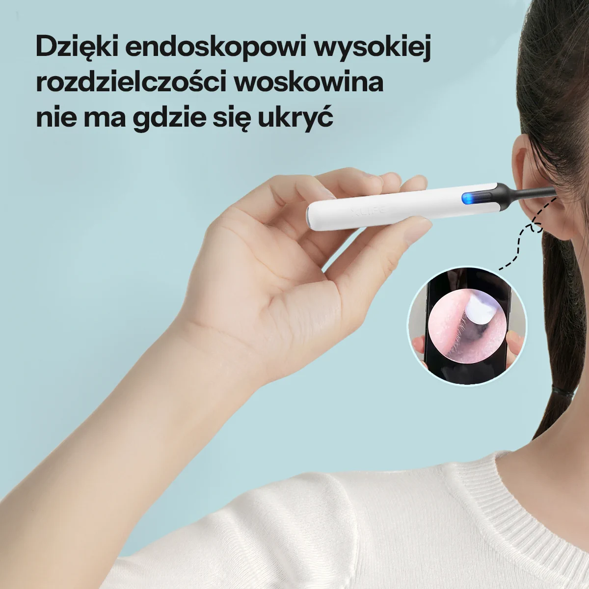 BEBIRD X0 OTOSKOP S KAMEROU PRO ODSTRAŇOVÁNÍ VOSKU ČERNÝ