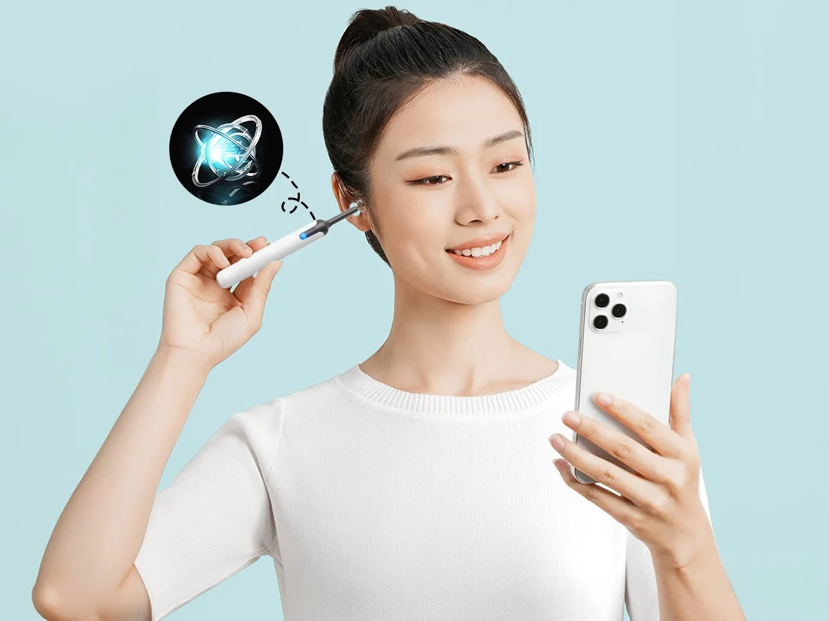 BEBIRD X0 OTOSKOP S KAMEROU PRO ODSTRAŇOVÁNÍ VOSKU ČERNÝ