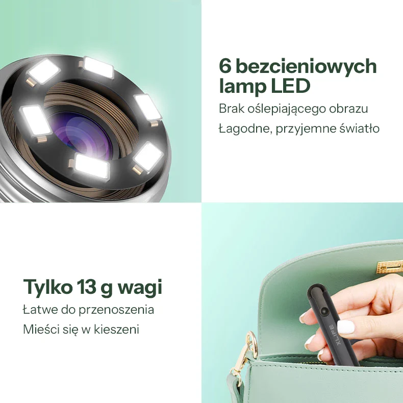 BEBIRD X1+ OTOSKOP Z KAMERĄ DO USUWANIA WOSKU CZARNY