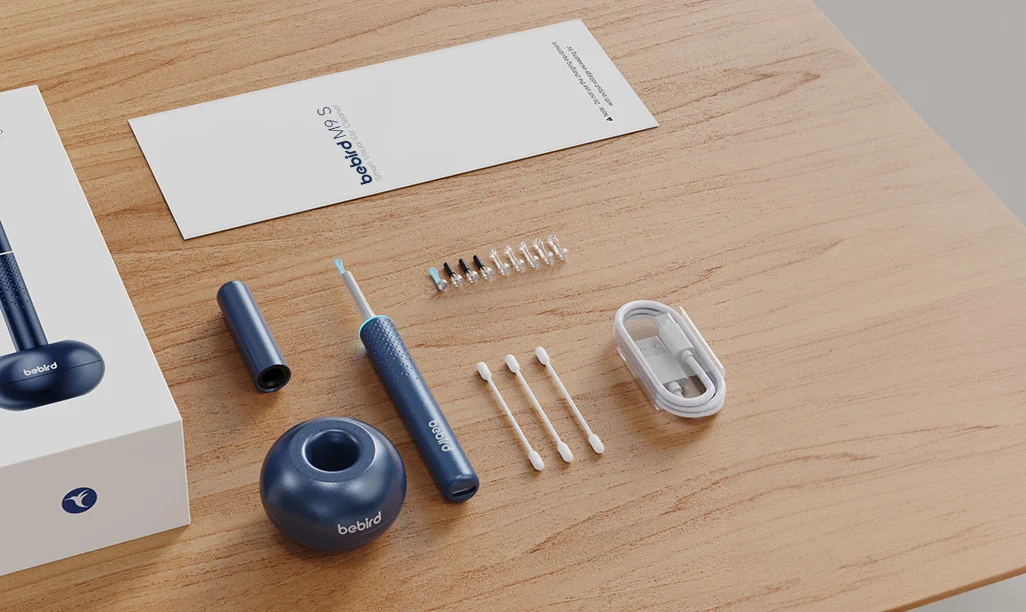 BEBIRD M9S OTOSKOP Z KAMERĄ DO USUWANIA WOSKU NIEBIESKI