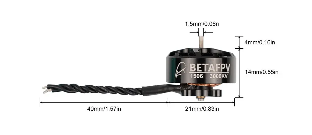 BETAFPV 1506 3000KV BÜRSTENLOSER MOTOR DF 4 STÜCK