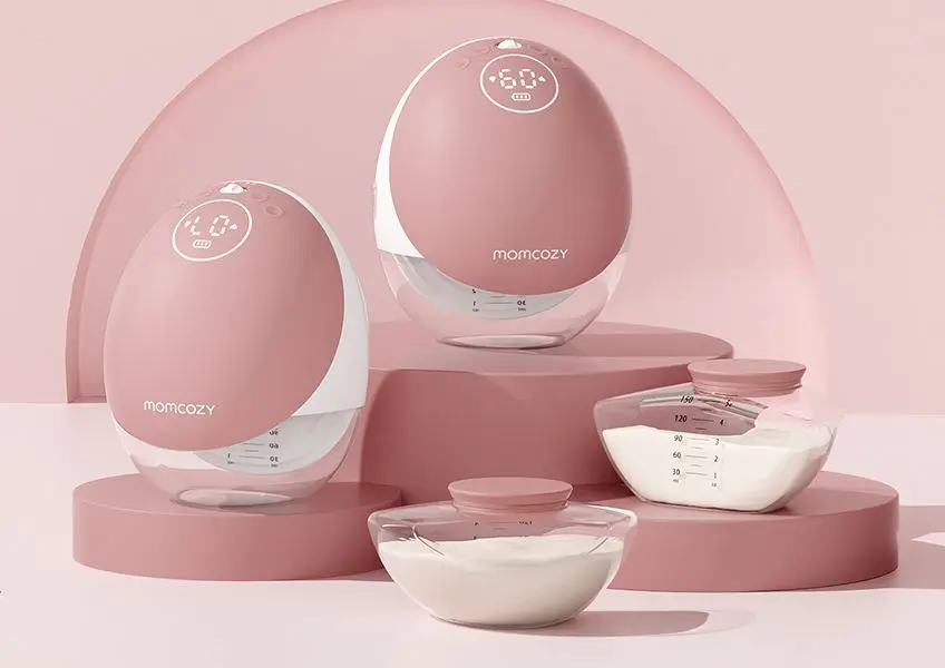 MOMCOZY M9 DOUBLE BREAST PUMP GRAY