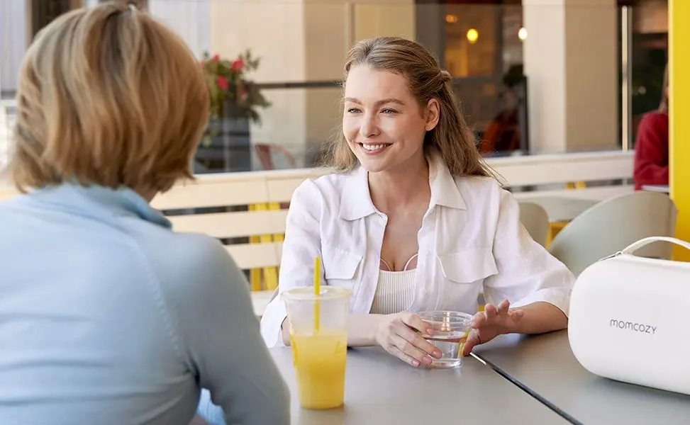 MOMCOZY M9 DOUBLE BREAST PUMP GRAY