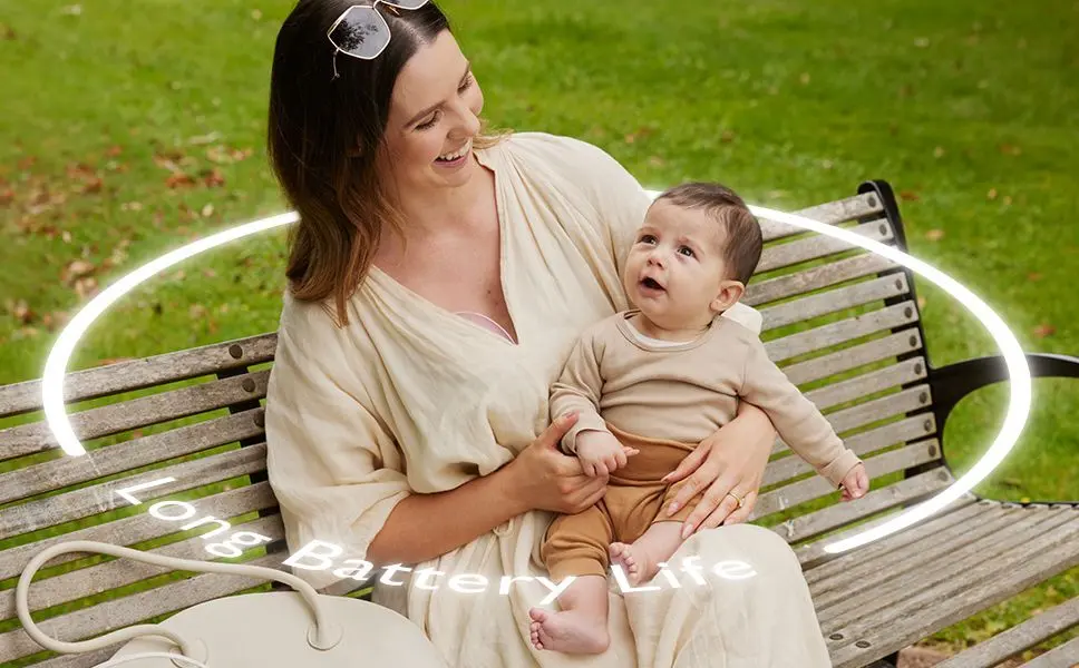 MOMCOZY M9 DOUBLE BREAST PUMP GRAY