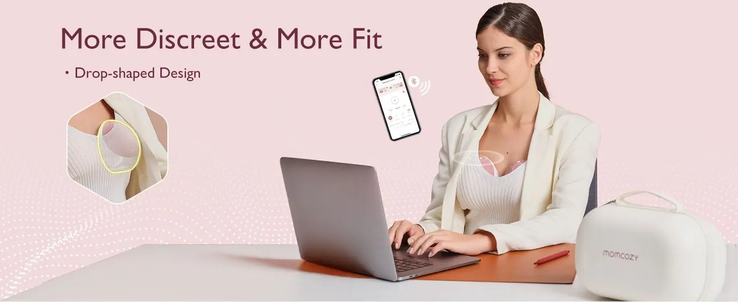 MOMCOZY M9 DOUBLE BREAST PUMP GRAY