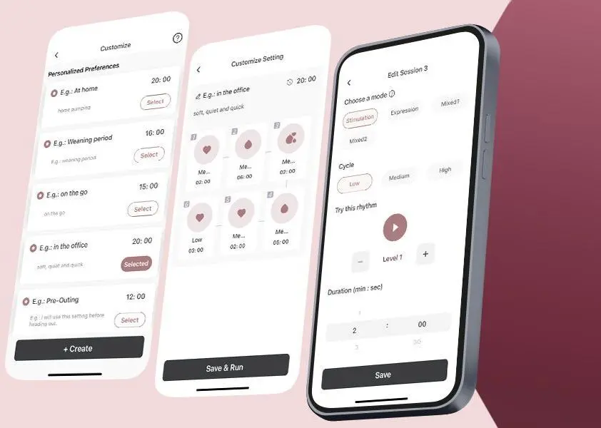 MOMCOZY M9 SACALECHES DOBLE GRIS